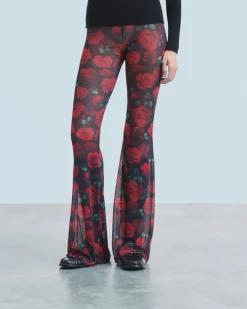 Pantalon Flare Mesh