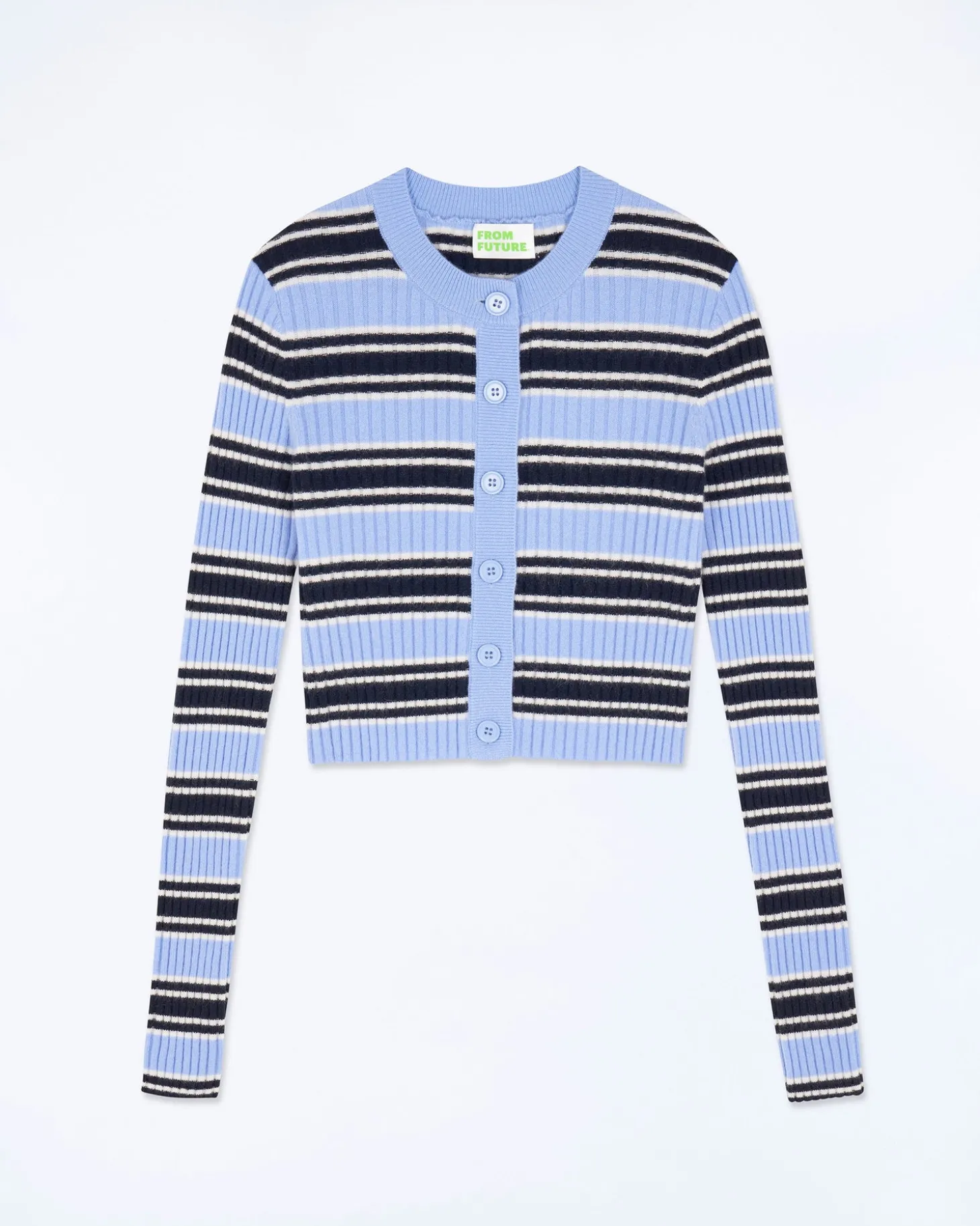 Pull Cardigan Rayé