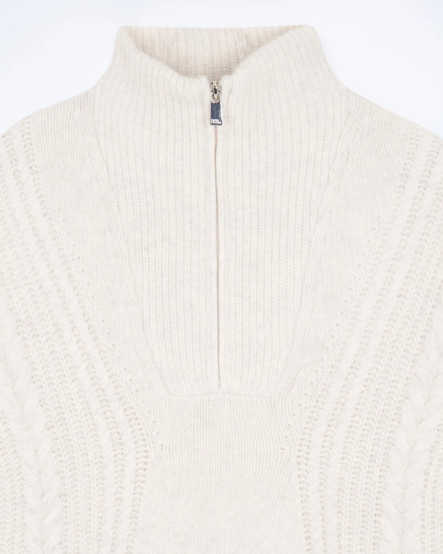 Pull Col Camionneur Torsades