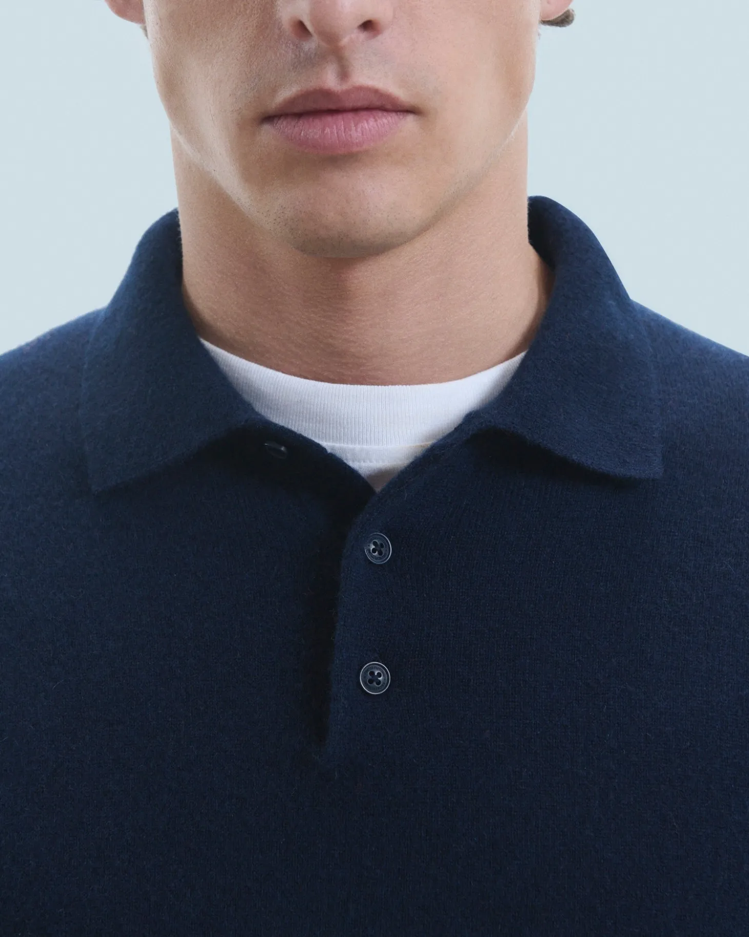 Pull Col Polo Basique
