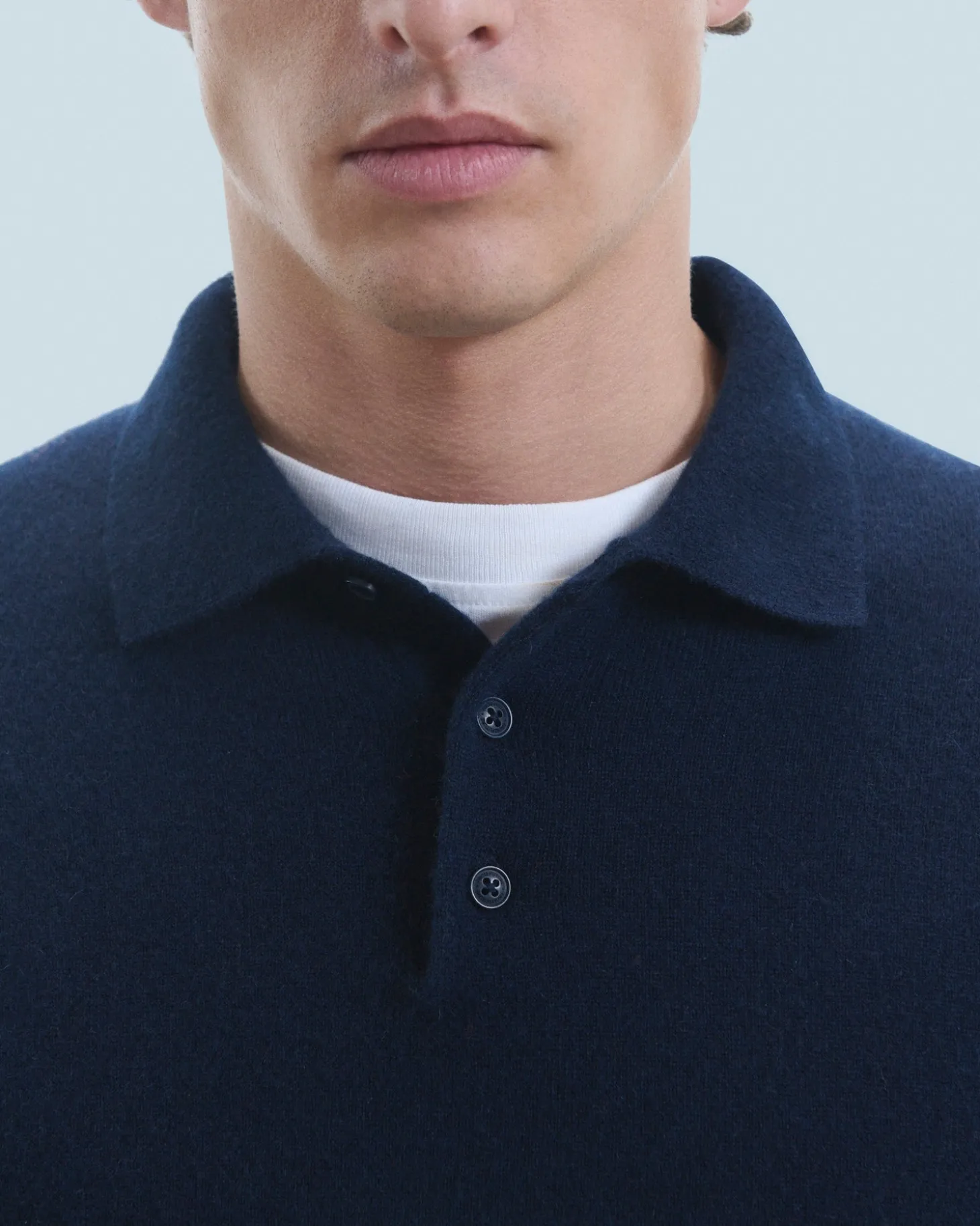 Pull Col Polo Basique