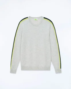 Pull Col Rond Bandes