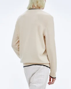 Pull Col Rond Bord Contraste