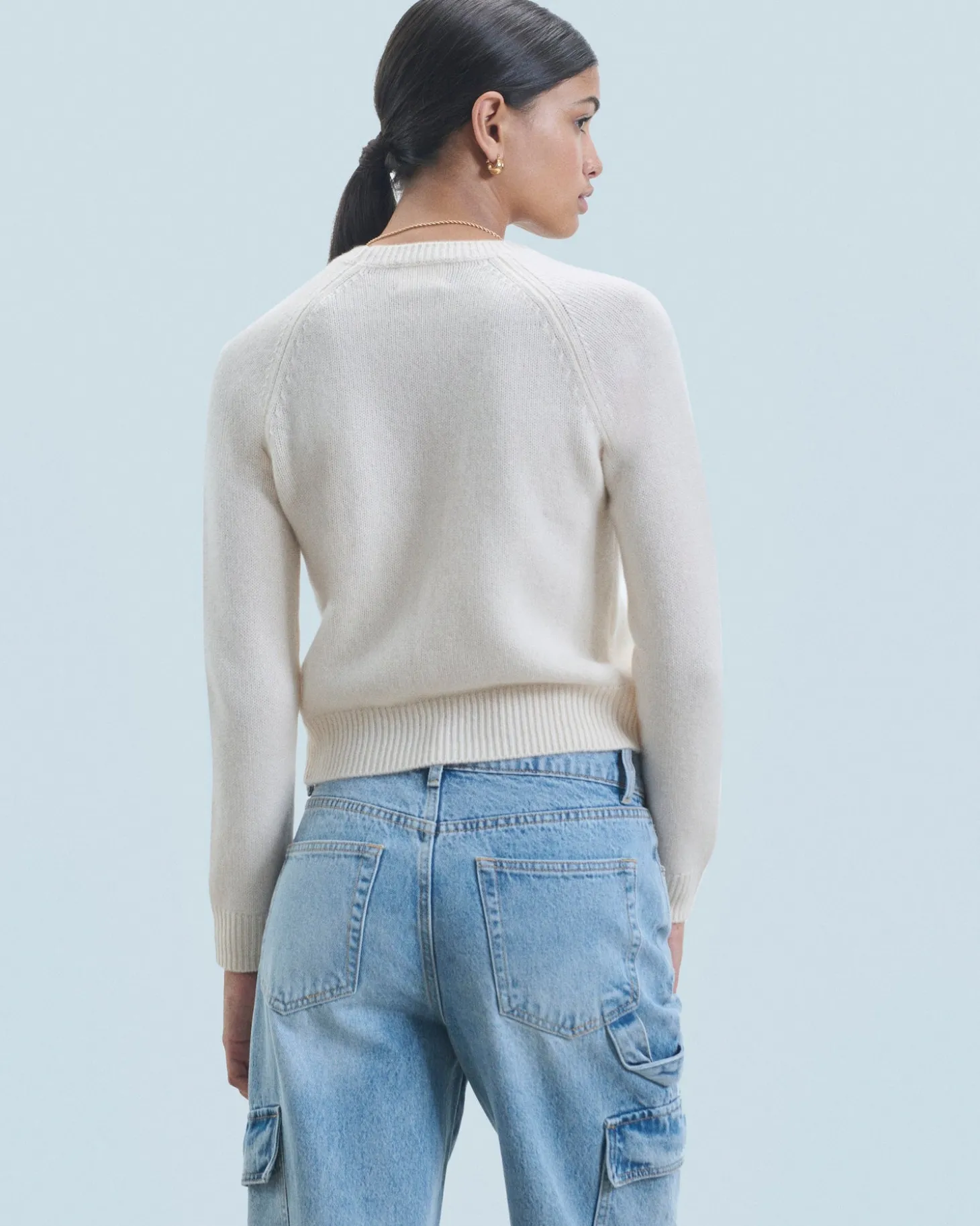 Pull Col Rond Raglan