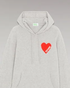 Pull Hoodie Coeur Léger
