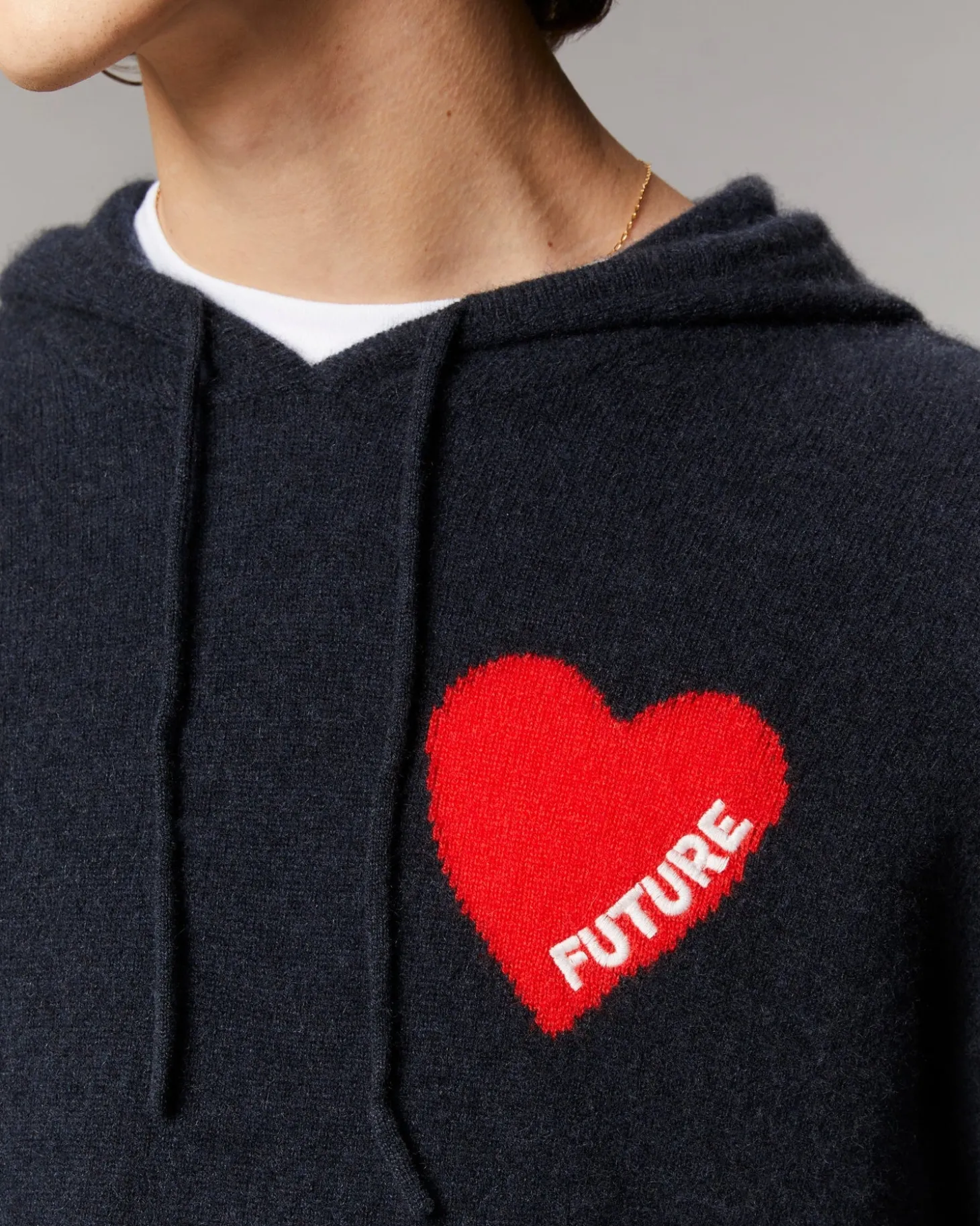 Pull Hoodie Coeur Léger