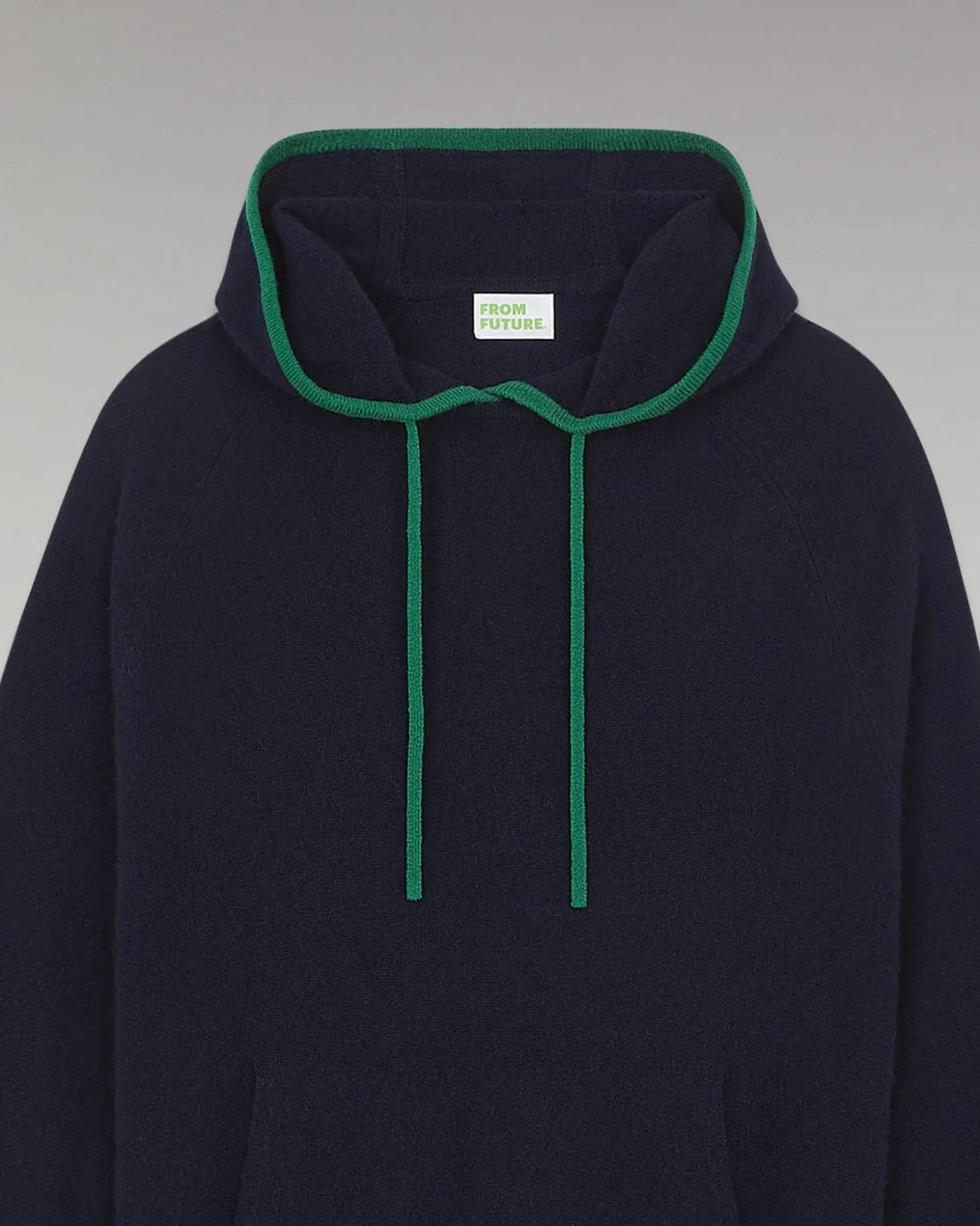 Pull Hoodie Liserets Contrastes Léger