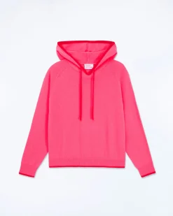 Pull Hoodie Oversize Liserets Contrastes