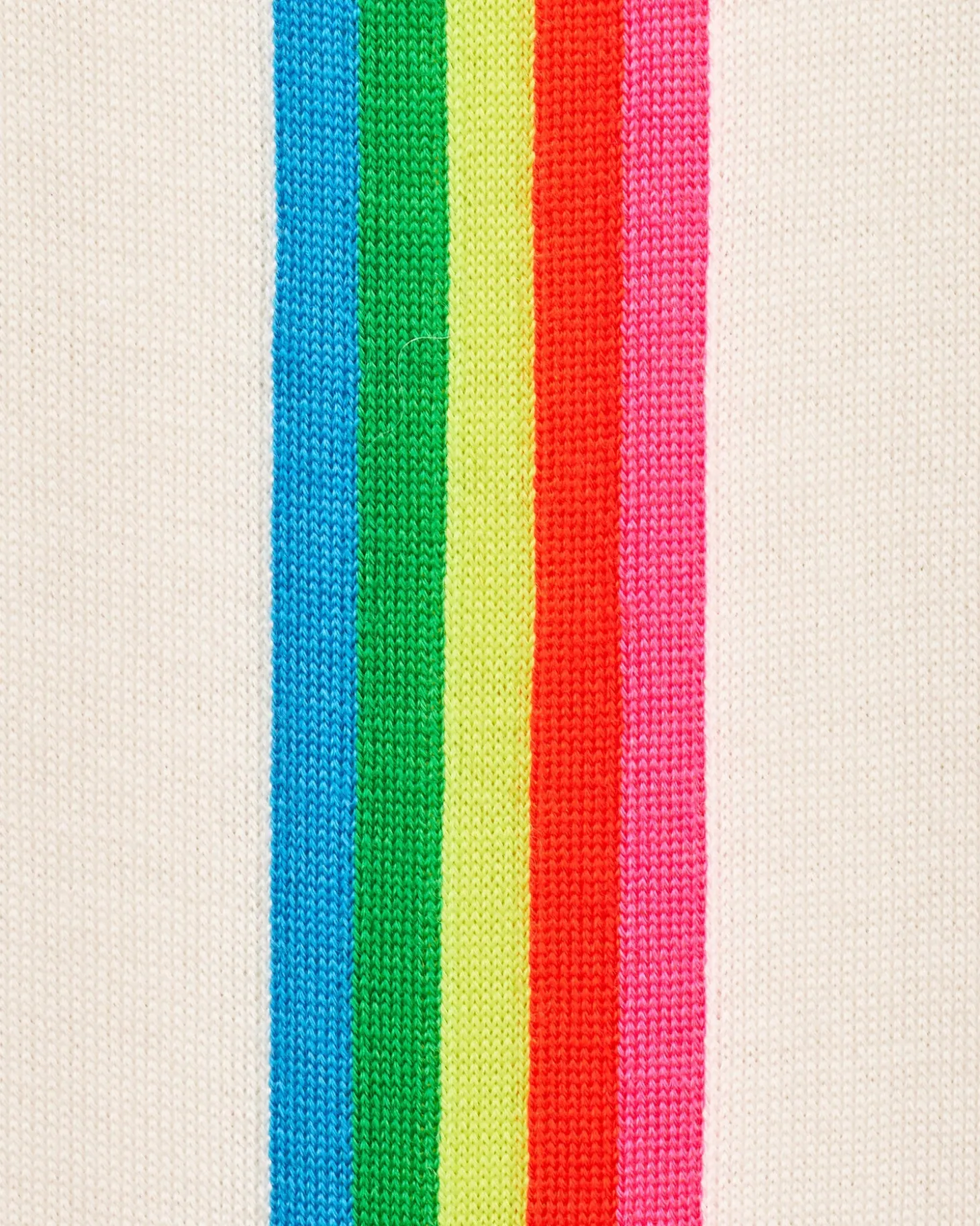 Pull Hoodie Zippé Bande Multicolore