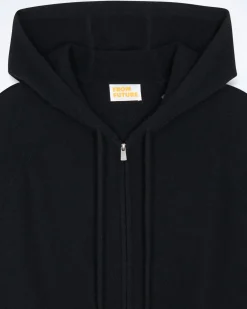 Pull Hoodie Zippé Basique