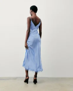 Robe Longue Bretelle Lila