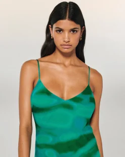 Robe Longue Bretelle Mousseline