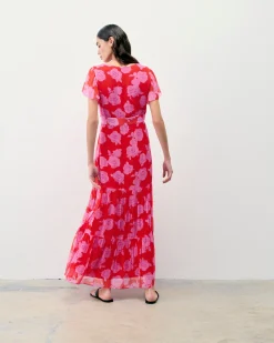 Robe Longue Manche Courte Julia