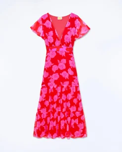 Robe Longue Manche Courte Julia