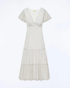 Robe Longue Manche Courte Julia