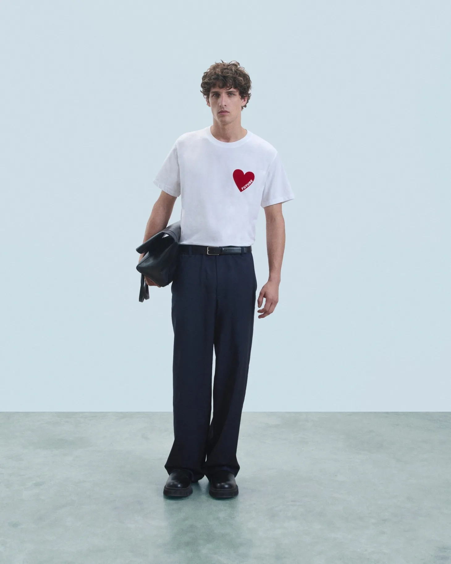 T-shirt Col Rond Coeur