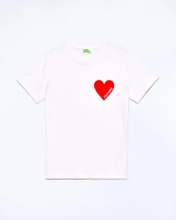 T-shirt Col Rond Coeur