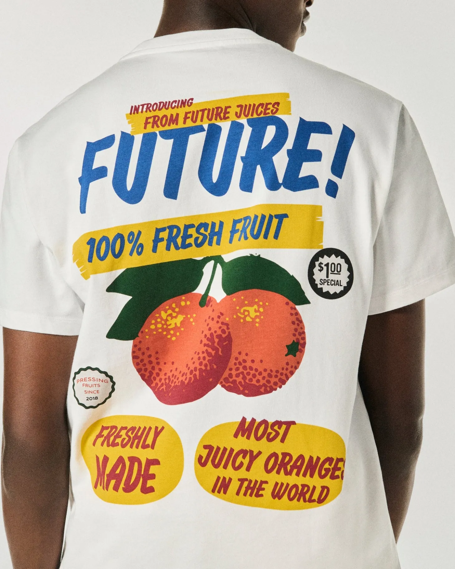 T-shirt Col Rond Manches Courtes