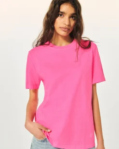T-shirt Col Rond Manches Courtes