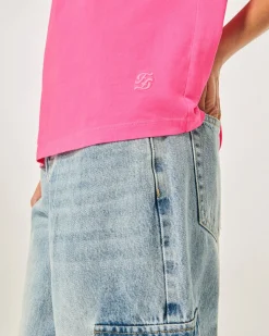 T-shirt Col Rond Manches Courtes