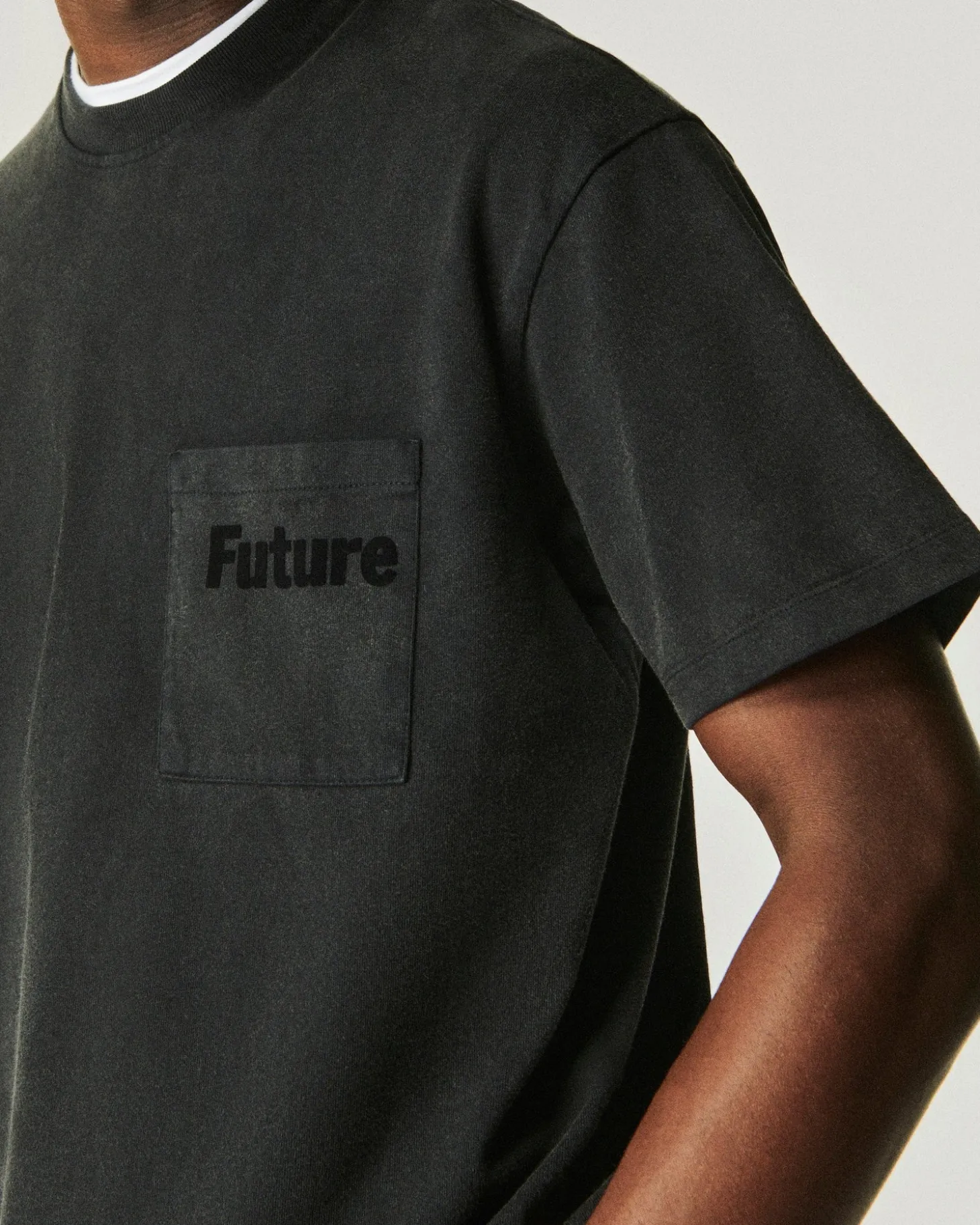 T-shirt Col Rond Poche