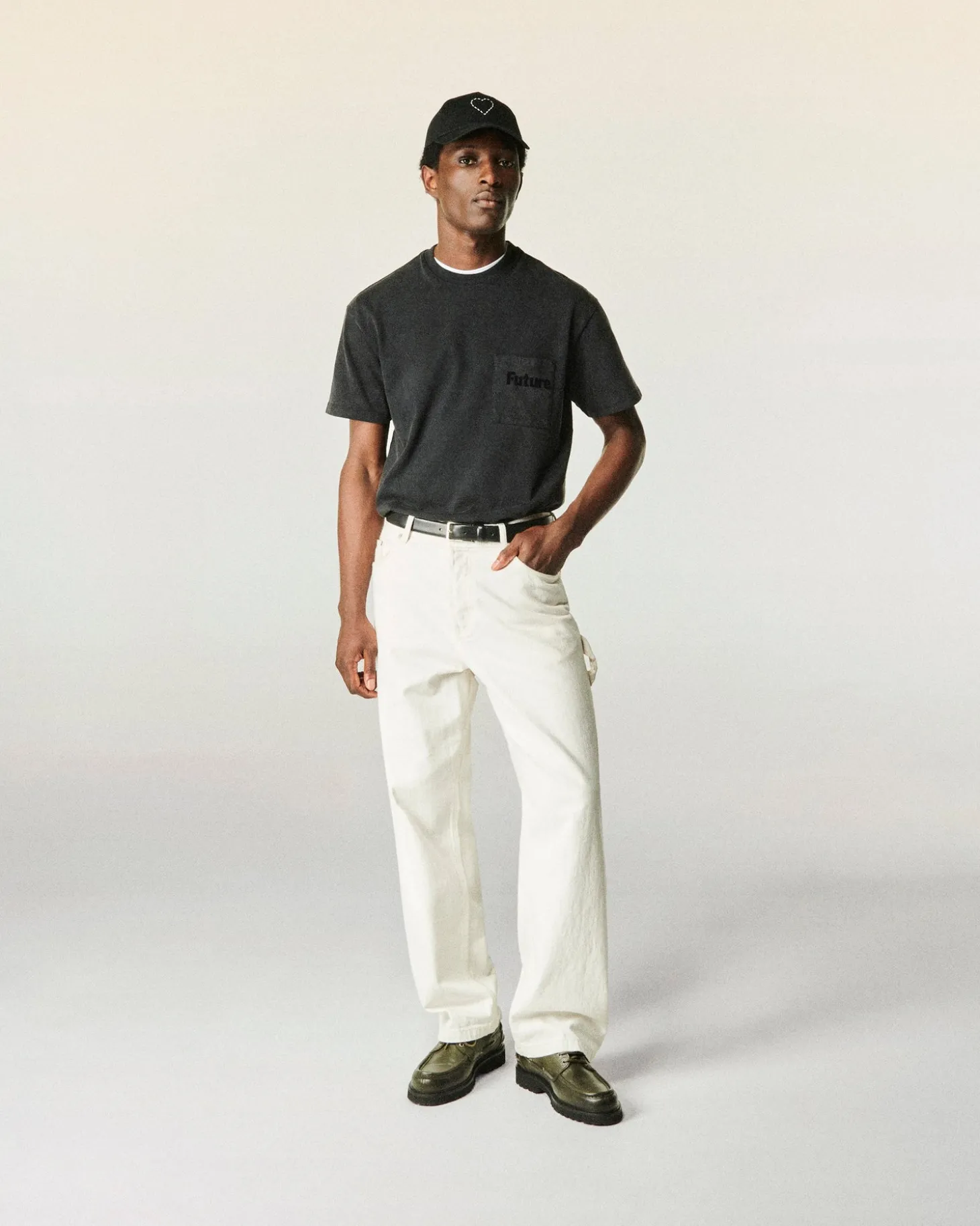 T-shirt Col Rond Poche