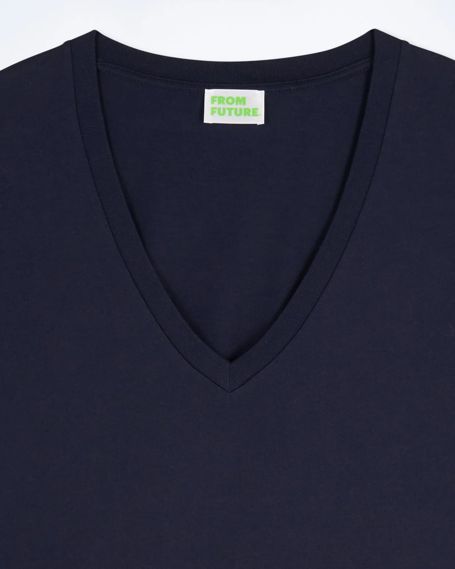 T-shirt Col V Manches Courtes