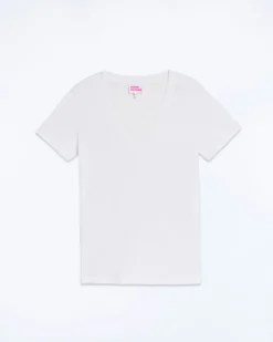 T-shirt Col V Supima